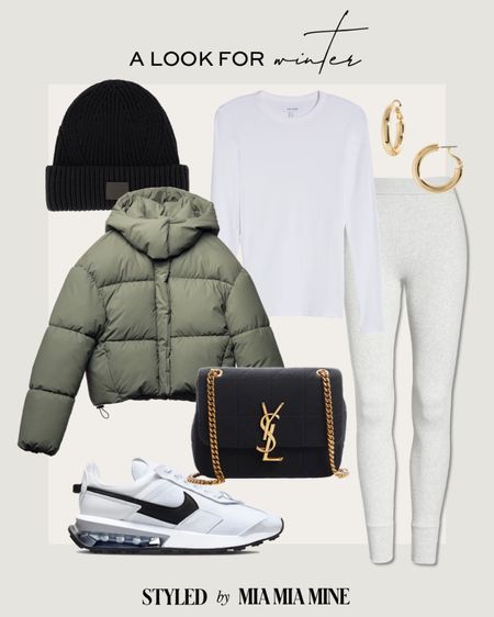 Winter outfit ideas
Nordstrom puffer coat under $150
Skims gray leggings
Nordstrom long sleeve white tee
Nike sneakers 

#LTKstyletip #LTKSeasonal #LTKunder100