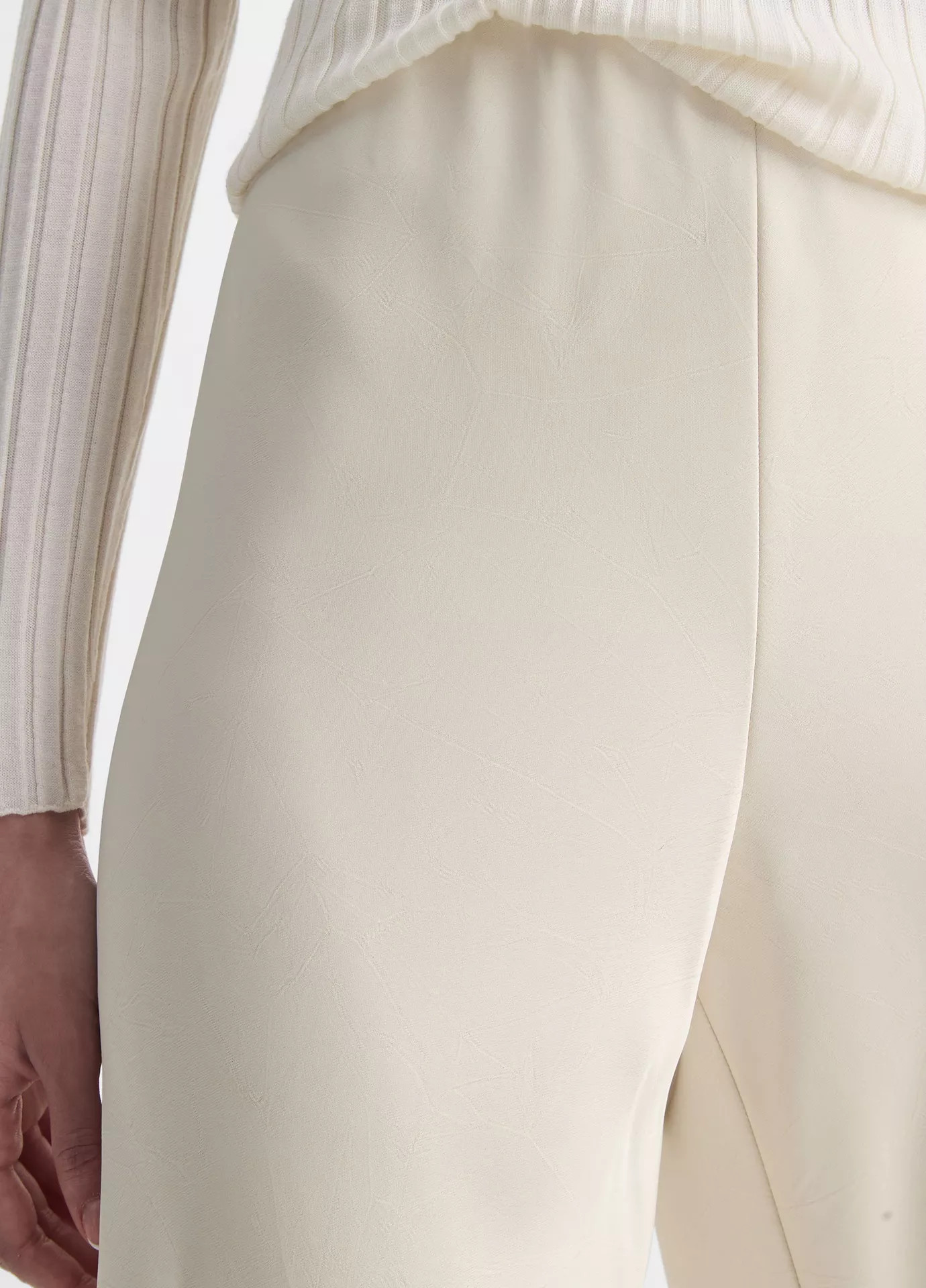 Satin High-Waist Bias Pant | Vince LLC
