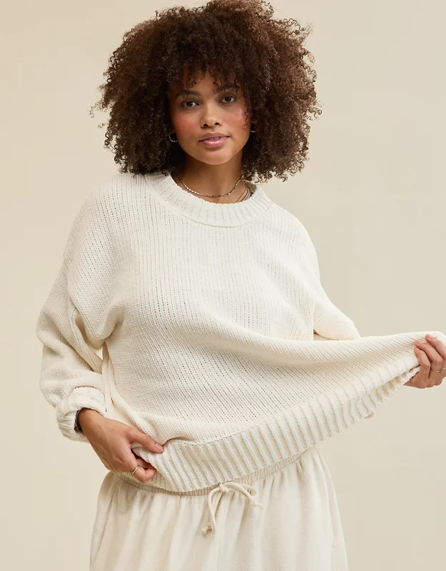 Aerie Like Candy Crew Sweater | Aerie