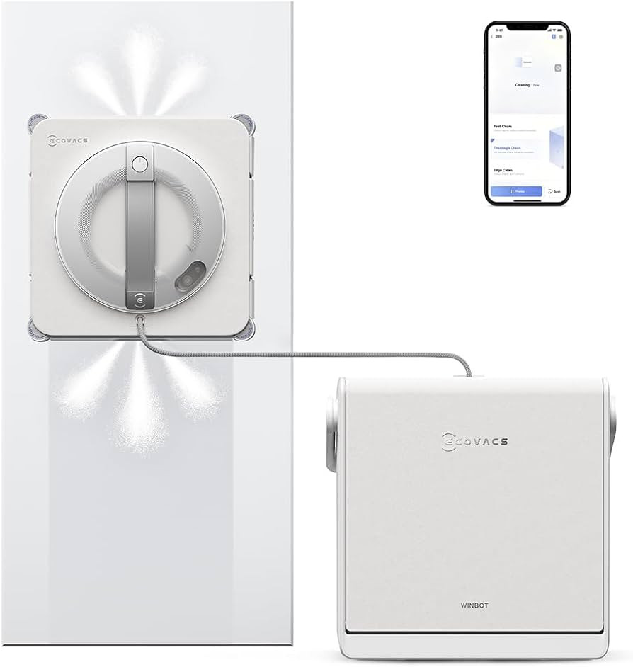 ECOVACS WINBOT W2S PRO Omni Robotic Window Cleaner with Portable Station | Amazon (US)