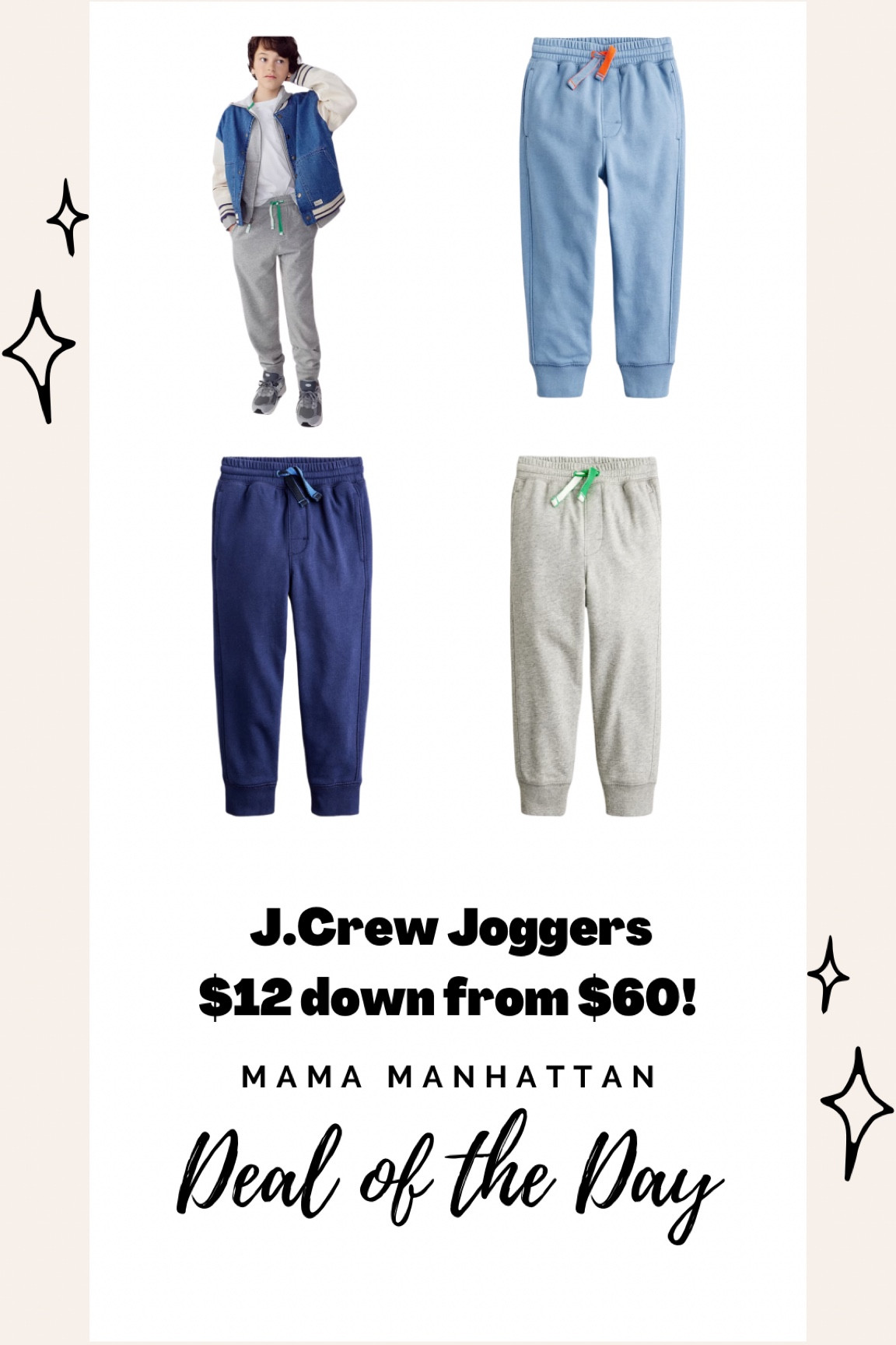 Grab these J.crew joggers before they sell out! Use code JULY to get the deal! I never see these on sale!! 

#LTKSummerSales #LTKKids #LTKSaleAlert
