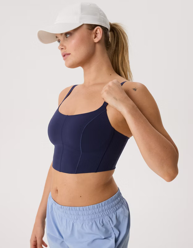 OFFLINE By Aerie Real Me Hold Up! Corset Sports Bra | Aerie