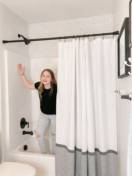 I updated the kid’s shower surround for an easy, budget-friendly bathroom glow-up. 

#bathtime #bathtub #bathroominspiration #diy #kidfriendlyspaces

#LTKfamily #LTKhome #LTKsalealert