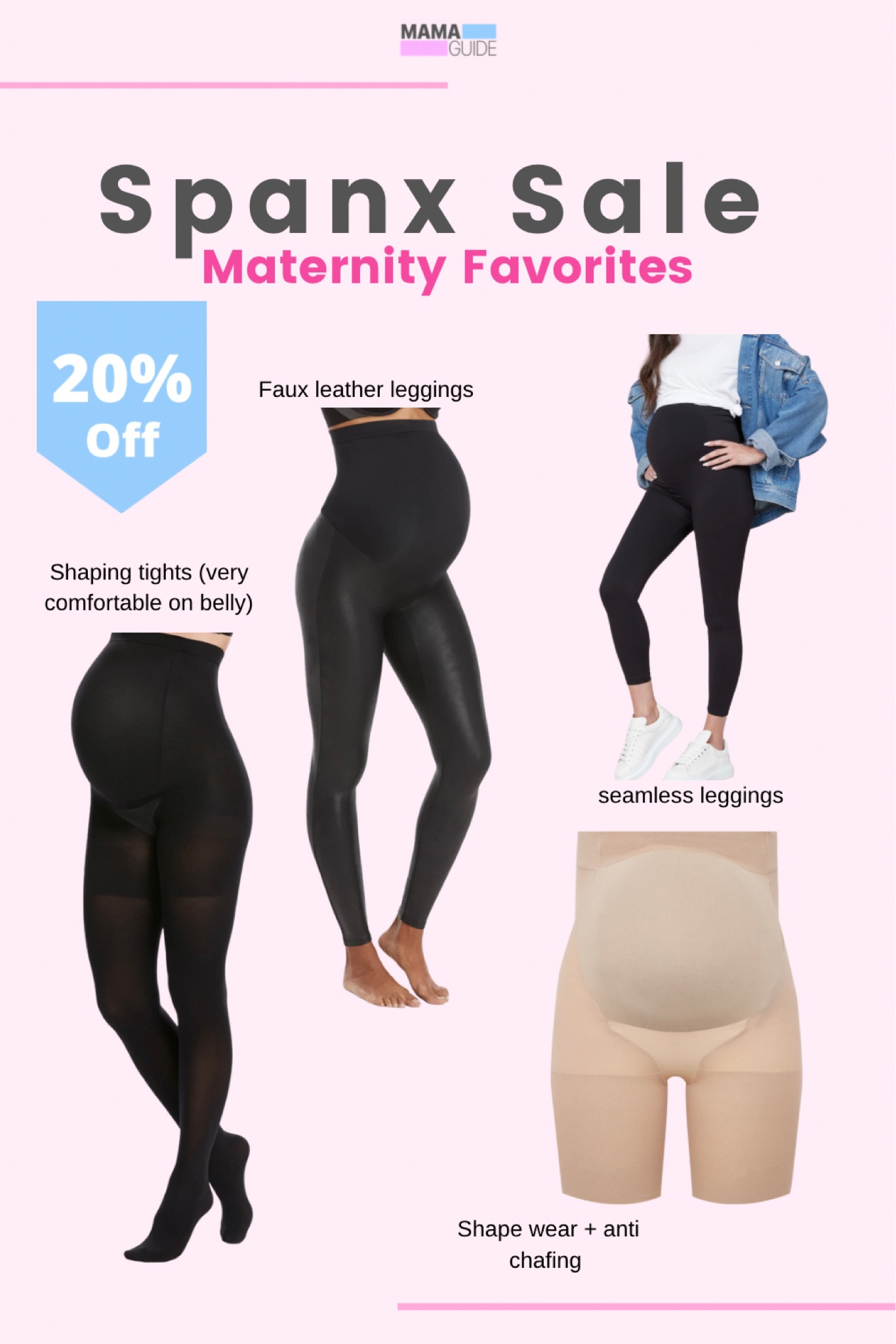 SPANX® Black Eco Care Mama Maternity Seamless Leggings