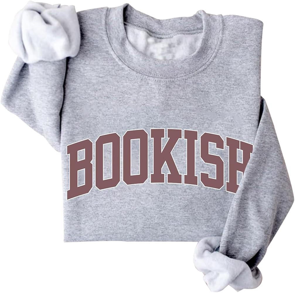 DIOMMELL Bookish Sweatshirt Book Lover Sweatshirt Reading Librarian Sweatshirt Bookworm Sweatshir... | Amazon (US)