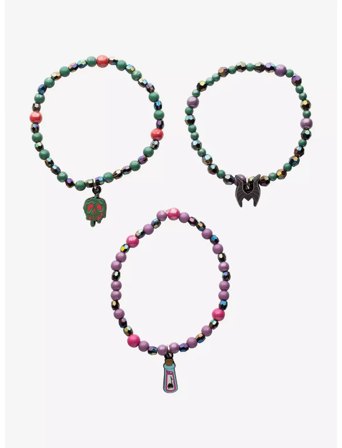 Disney Villains Icons Bead Bracelet Set | Hot Topic | Hot Topic