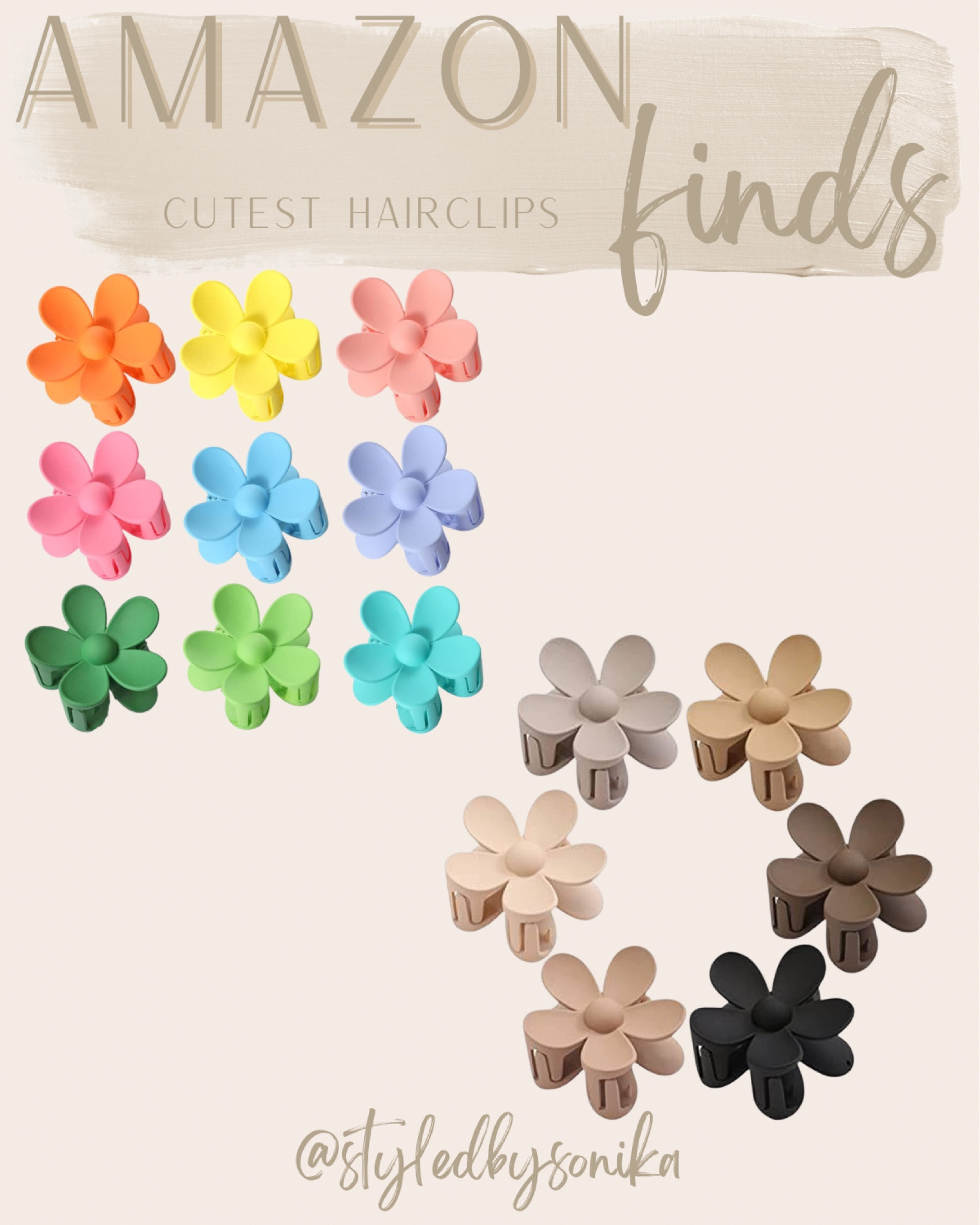 Cutest hairclips
Flower hair clips 

#LTKkids #LTKstyletip #LTKbeauty
