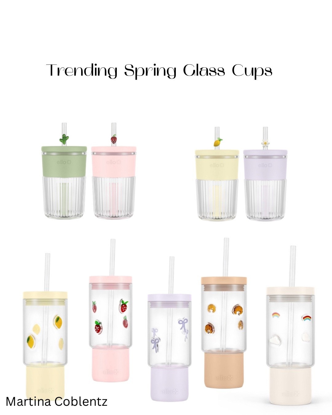Icon glass tumblers for on the go 

•icon glass •travel •iced coffee •matcha •spring 

#LTKTravel #LTKSeasonal #LTKfoodie