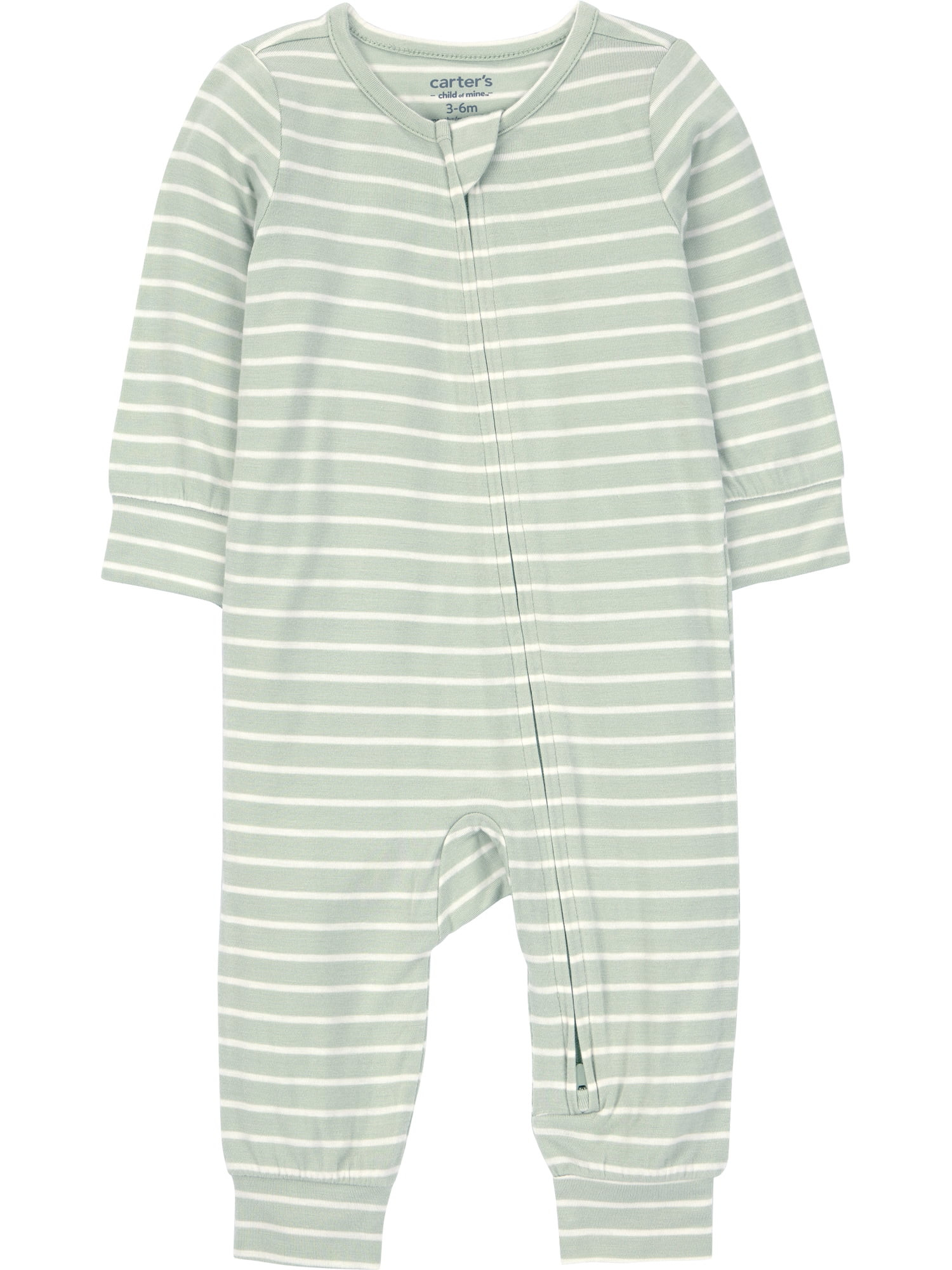 Carter's Child of Mine Baby ComfySoft Footless Pajama, Sizes Newborn-24 Months | Walmart (US)