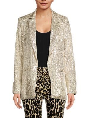 Sequin Open Front Blazer | Saks Fifth Avenue OFF 5TH