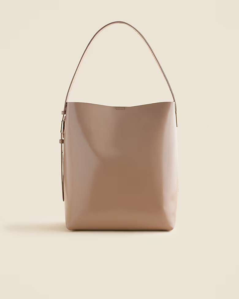 Edie bucket bag in Italian leather | J. Crew US