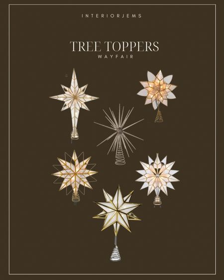 Tree toppers from Wayfair, star, tree, topper, light up tree topper, traditional tree topper

#LTKsalealert #LTKHoliday #LTKhome