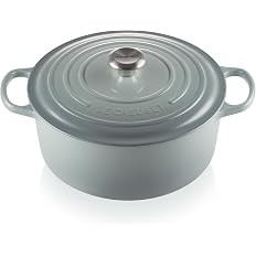 Le Creuset Enameled Cast Iron Round Dutch Oven, 7.25 qt., Sea Salt | Amazon (US)