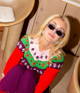 Antonio Melani x The Nat Note Kiley Wool Blend Crew Neckline Long Sleeve Sweater | Dillard's | Dillard's