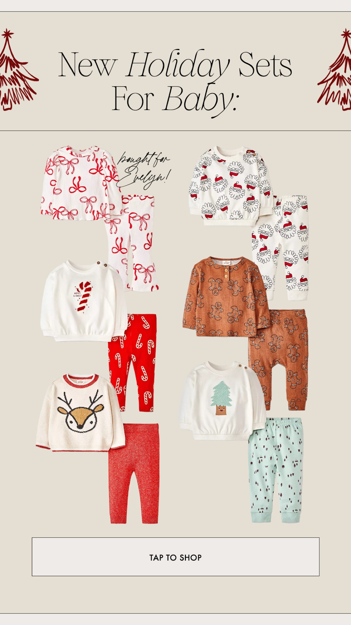 Cutest sets for the holidays 🥰😍 all $10-$12!! 

Target, baby sets, gender neutral, gingerbread set, candy canes, holidays 

#LTKHoliday #LTKBaby #LTKFindsUnder50