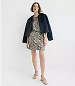 Floral Sequin Mini Skirt | LOFT