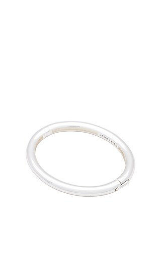 Jenny Bird Gia Bangle in Metallic Silver. | Revolve Clothing (Global)