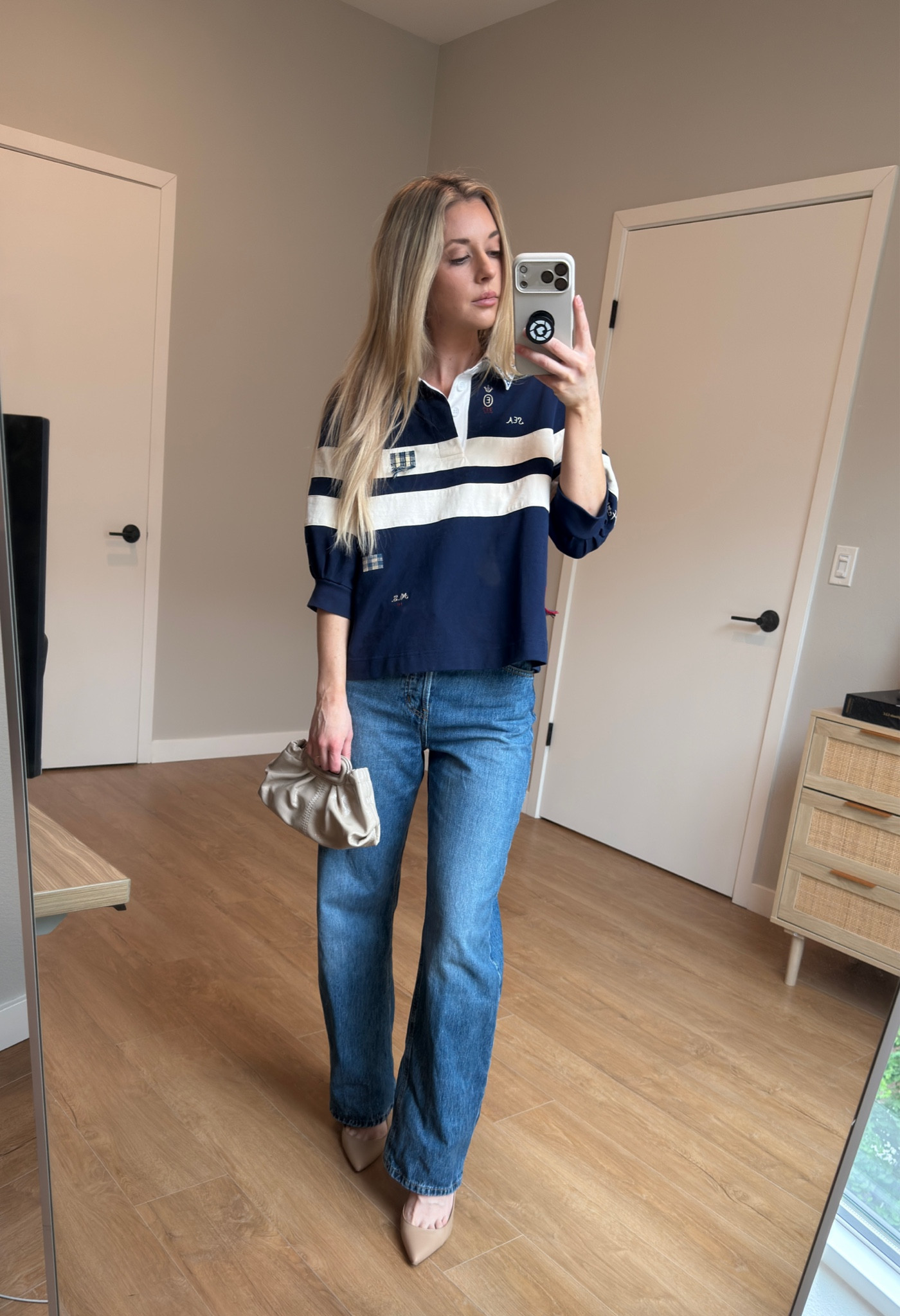 Get 50% off your first month of RTR membership. Use code RTR0244CF1392 at checkout. @renttherunway 

Obsessed with a little preppy moment lately 🤍
This look is giving effortless, put-together, and just polished enough for everyday. The rugby-style top adds that classic touch, and paired with relaxed denim it feels easy but still intentional.

Perfect for coffee runs, casual Fridays, or a “get up, we’ve got somewhere cute to be” kind of day.

Everything is linked ✨
#preppychic #everydaystyle #effortlessoutfits #classicstyle #ltkstyle

#LTKootd