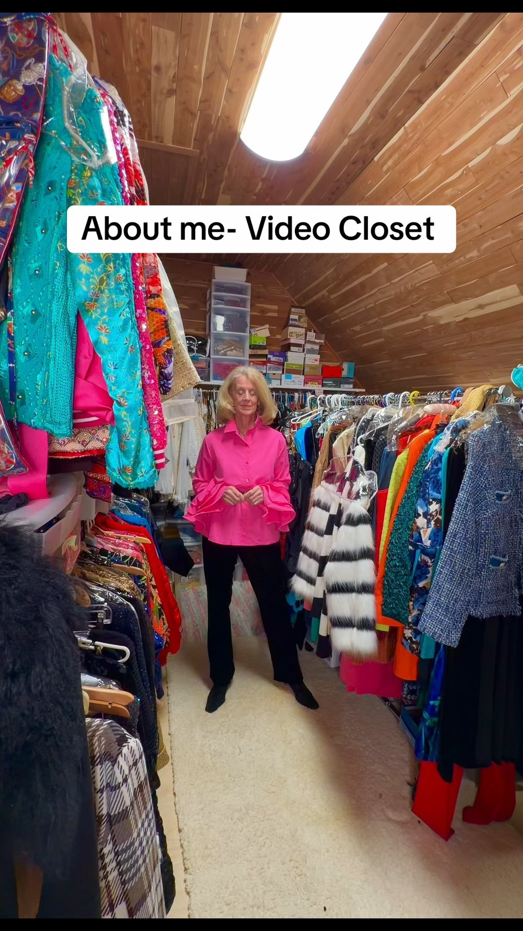 About me -my Video Closet- As a former model I was able to acquire a lot of beautiful and clothes over the years Here are some of the trending fashion and diva outfits that we use as style inspiration for our videos and reels #foryou #fashion #closet #organization #model #style #over50 #fashion 
