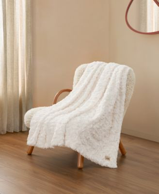 UGG® Adalee Faux Fur Throw, 50" x 70" - Macy's | Macy's