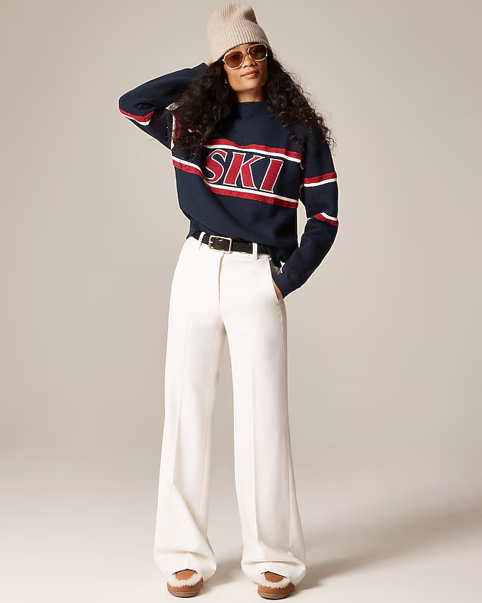 Heritage fleece "Ski" graphic sweatshirt | J. Crew US