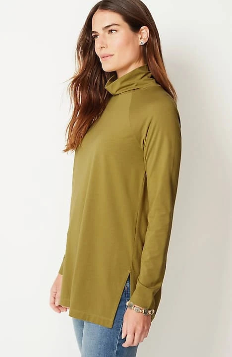 Luxe Supima® Everyday Turtleneck Tunic | J. Jill