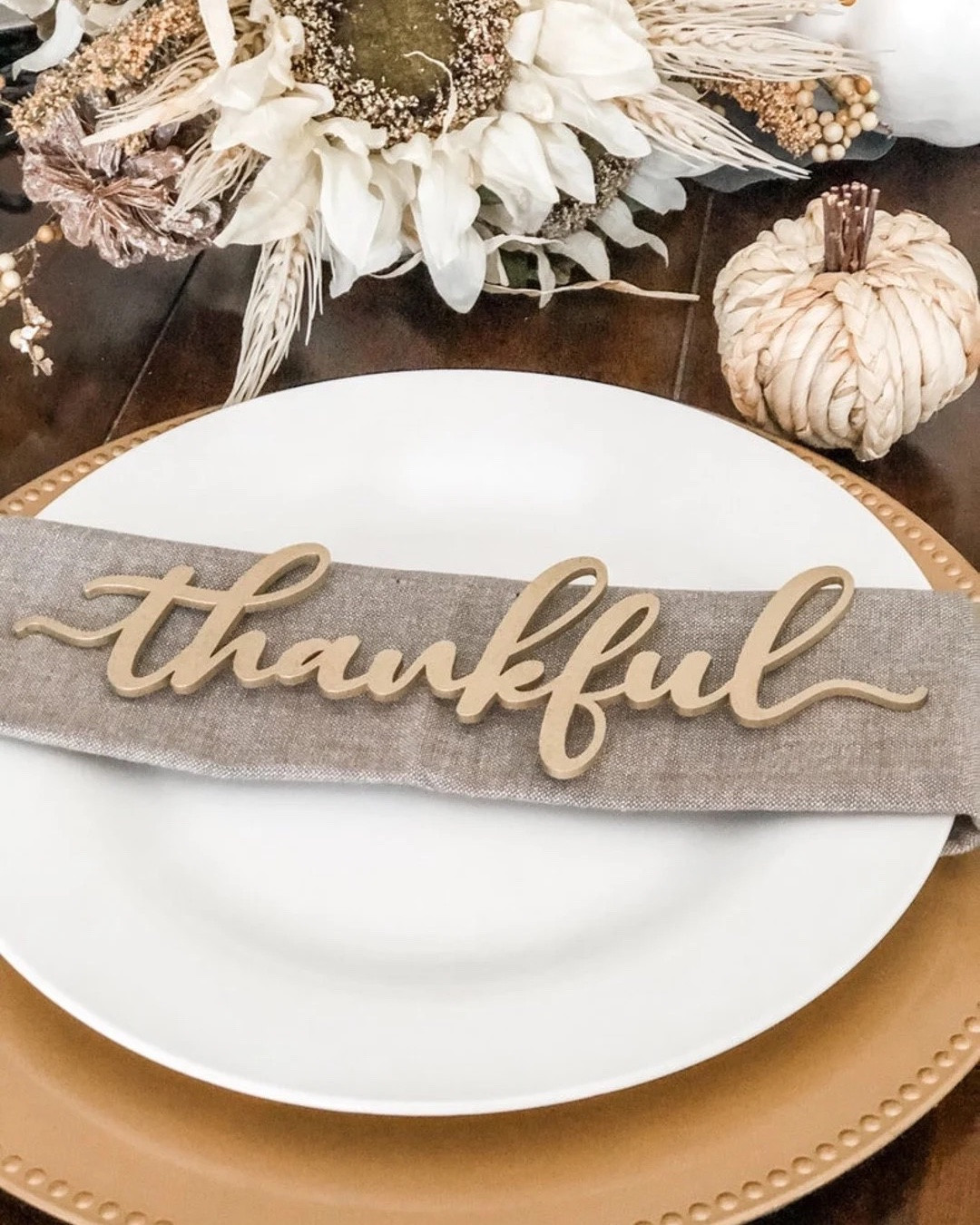 Etsy finds: Wooden Place Cards for the Thanksgiving table. Adorable and very affordable. 



Thanksgiving wooden CUSTOM place card Thanksgiving table decor laser cut sign Gather Setting Grateful Thankful Blessed Place Cards
Place Settings, Wooden Letters, Laser Cut Words, Housewarming Gift, Thanksgiving table decor, Etsy fall finds, Dining Room Decor, Table Setting, Kitchen Decor, thanksgiving place cards, etsy fall decor #fall #thanksgivingdecor #etsy

#LTKCyberweek holiday table decor #LTKCyberWeek #LTKHoliday #LTKFallSale #LTKFindsUnder50 #LTKParties #LTKFamily

#LTKWedding #LTKSeasonal #LTKSaleAlert #LTKHome