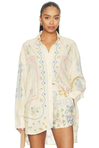 Agua Bendita Anastasia Bleu Top in Multicolor from Revolve.com | Revolve Clothing (Global)
