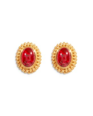 Ben Amun Red Stone Clip On Stud Earrings    | Bloomingdale's Jewelry & Accessories | Bloomingdale's (US)