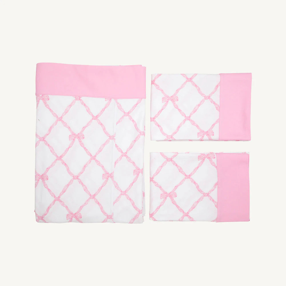 Color
      
      Belle Meade Bow with Pier Party Pink | The Beaufort Bonnet Company