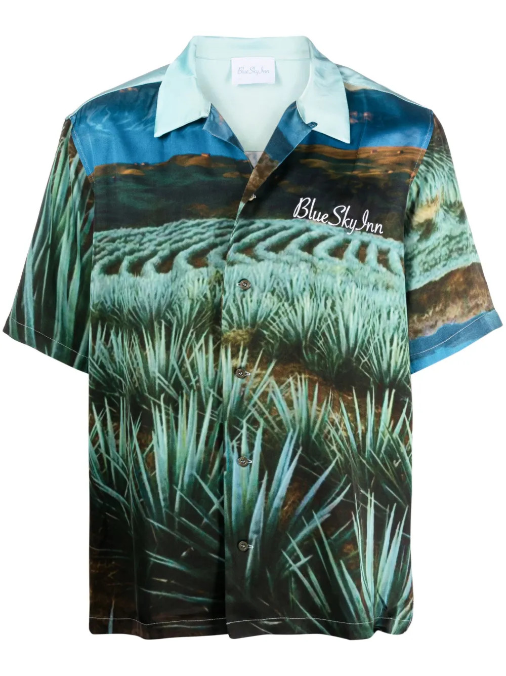BLUE SKY INN Agave graphic-print Shirt - Farfetch | Farfetch Global