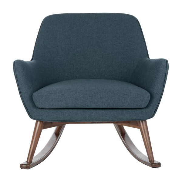 Safavieh - Mack Mid-Century Rocking Chair, Blue Maisonette | Maisonette