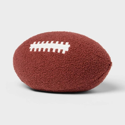 Football Sport Boucle Kids' Decorative Throw Pillow - Pillowfort™ | Target