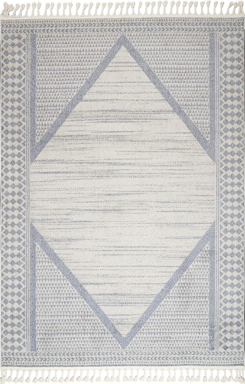 nuLOOM Gemma Modern Outdoor Rug, 6' 7" x 9', Beige | Amazon (US)