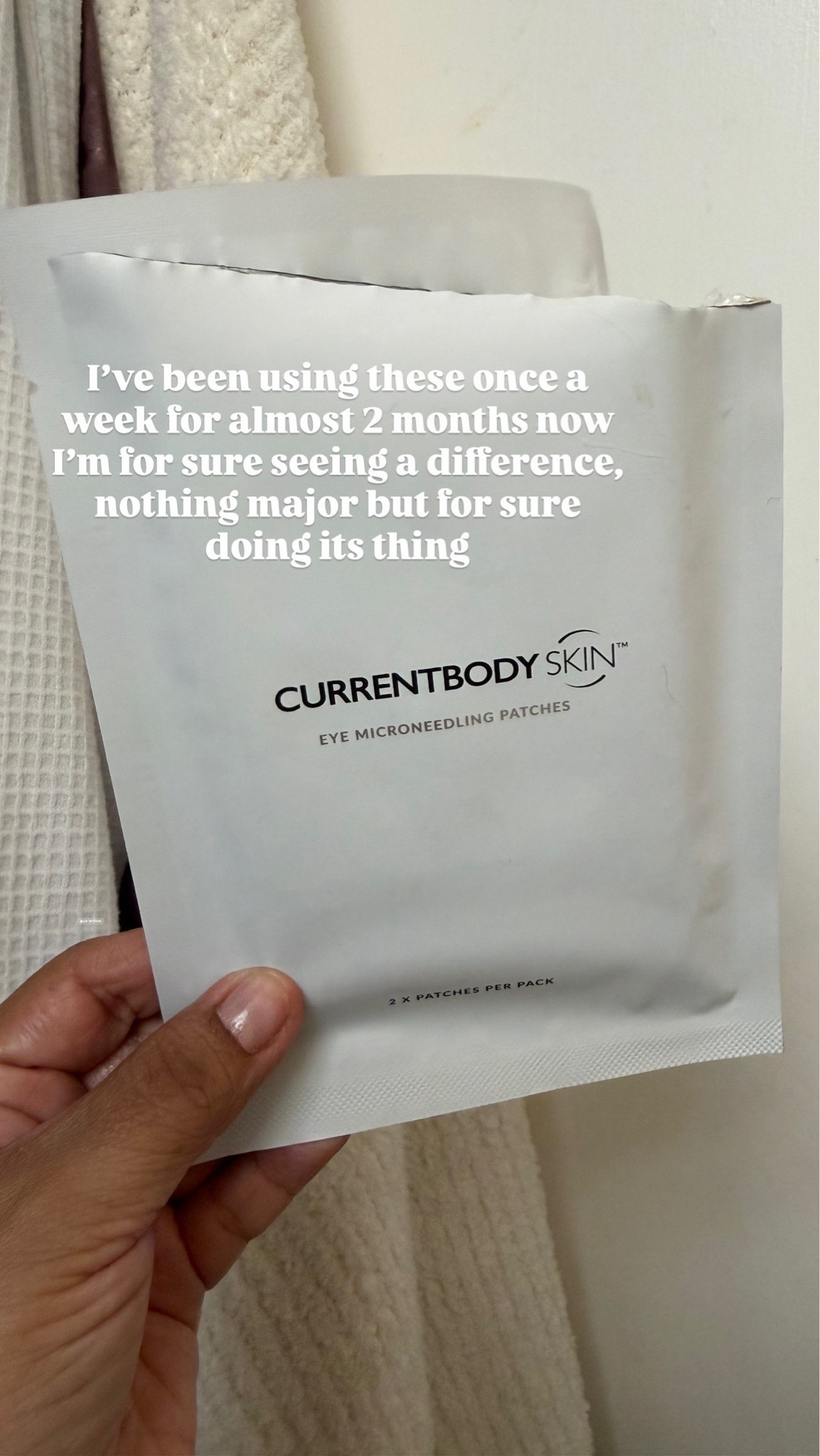 CurrentBody Eye Microneedling Patches are worth it, officially added to my routine

#LTKBeauty #LTKOver40 #LTKgrwm