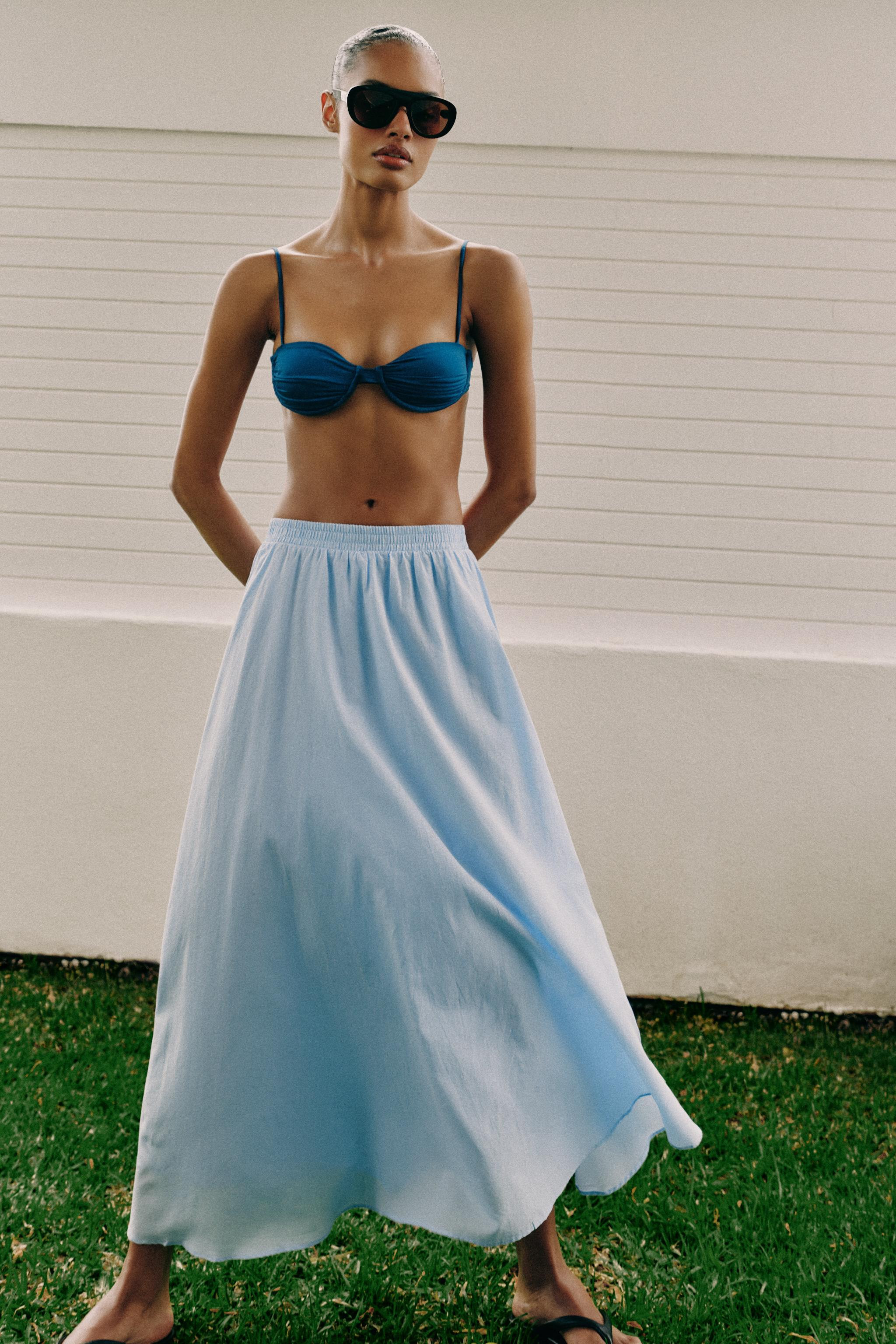 CAPE MIDI SKIRT | Zara US