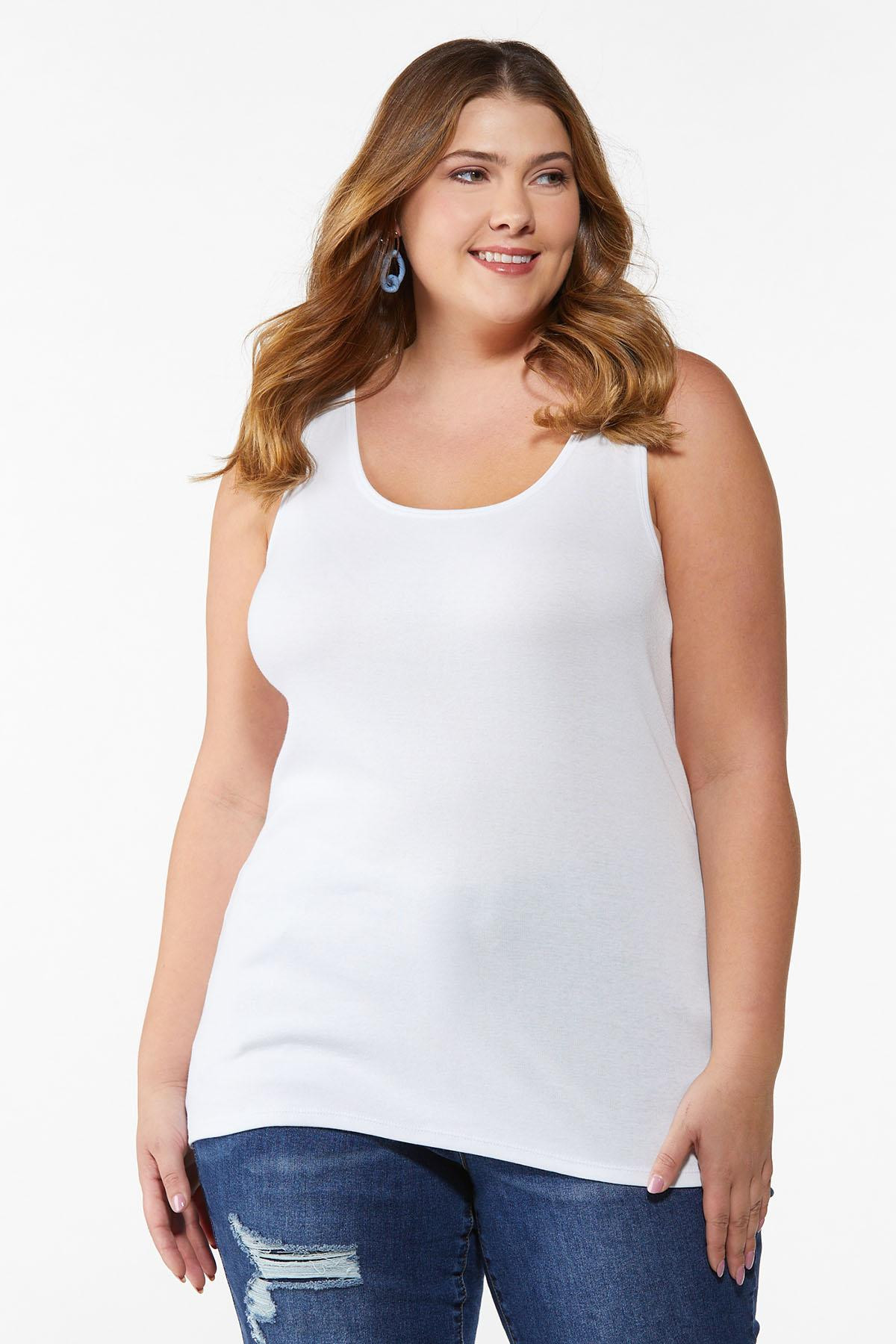 Plus Size Solid Tank | Cato Fashions