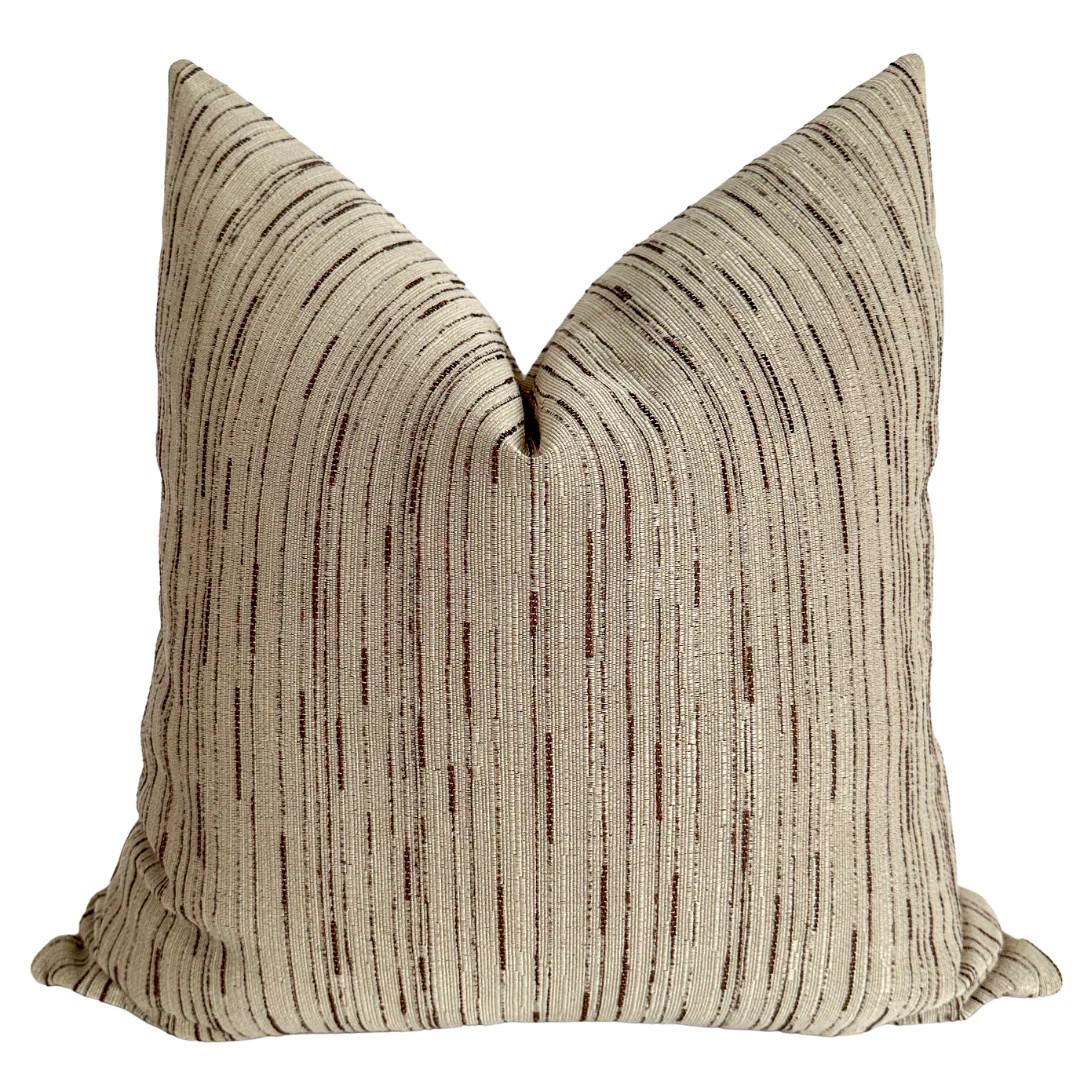 Stonehouse Brown Pillow Cover | Hackner Home (US)