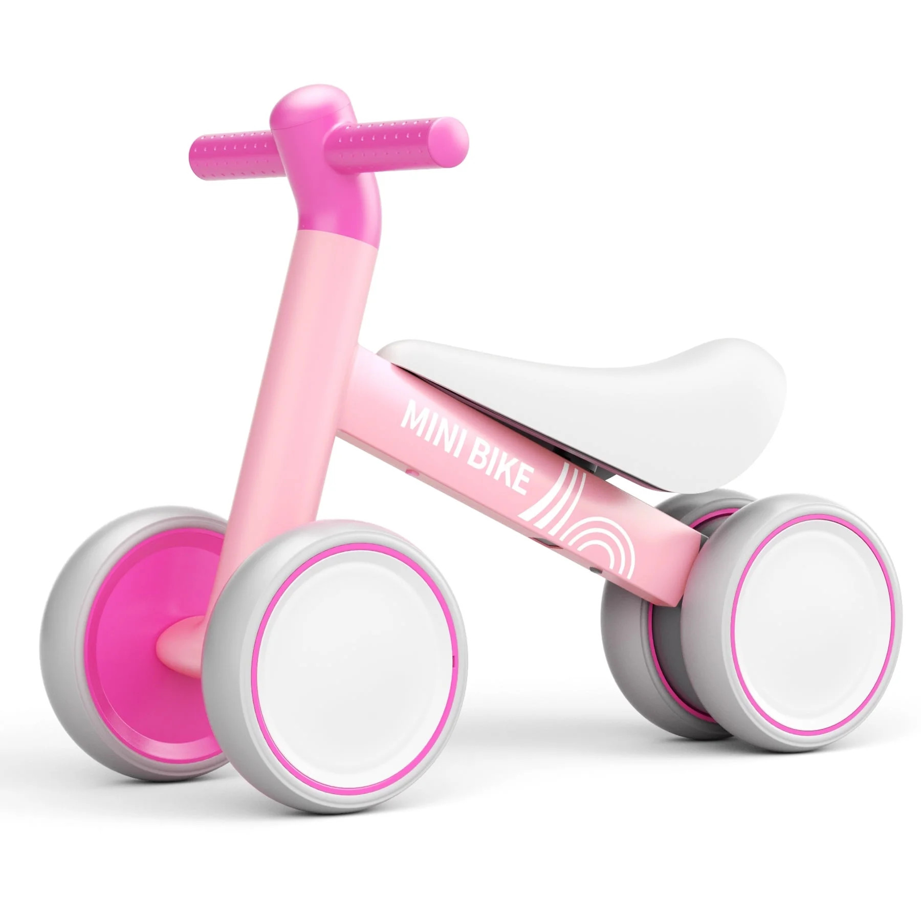 KORIMEFA Baby Balance Bike for 1 Year Old Girl Gifts, 10-36 Month Toddler Balance Bike, 4 Wheels ... | Walmart (US)