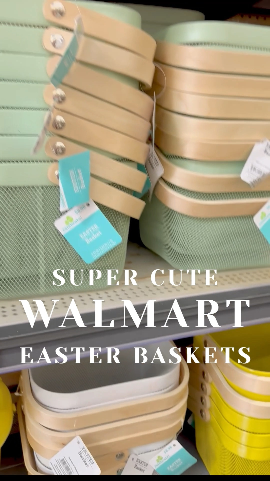 Easter is April 20th… Don’t miss these super cute metal mesh baskets with wood handles from Walmart! All under $9! 
So perfect for the holiday, and can be used all year round for toy storage or playroom organization! 
I love the green and the white! 

Easter basket, Easter ideas, toddler Easter basket, kid’s Easter basket, toy storage, kitchen storage, storage and organization, decorative basket

#LTKSeasonal #LTKKids #LTKHome