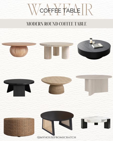 Wayfair coffee table, round coffee table 

#LTKsalealert #LTKstyletip #LTKhome