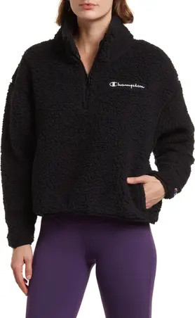 High Pile Fleece Quarter-Zip Pullover | Nordstrom Rack