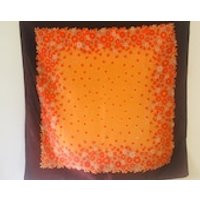 1960s Boho Mod Silky Satin Scarf, Ditzy Floral Peasant Scarf, 60s Scarf, Vintage Scarves, Head Scarf | Etsy (US)