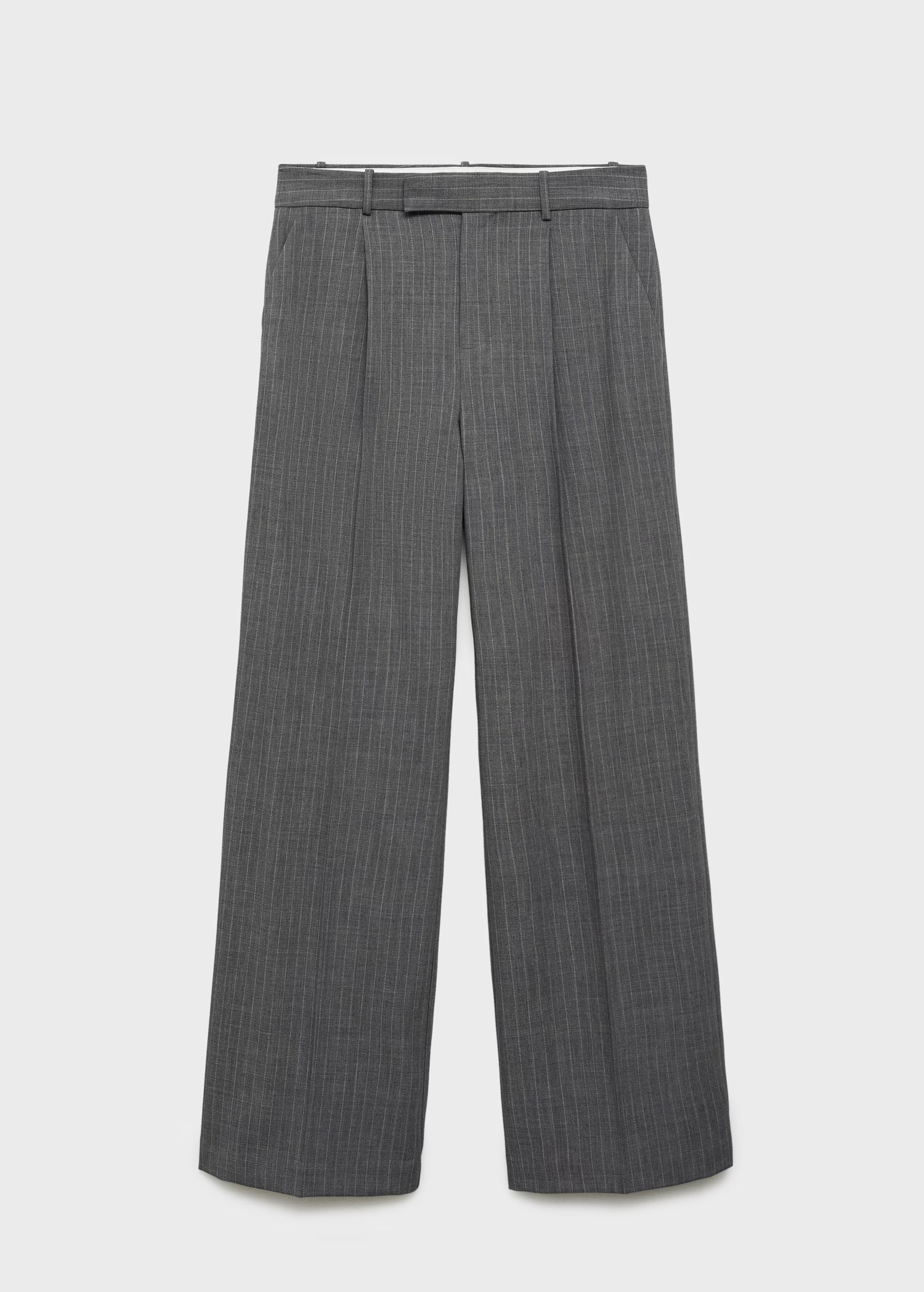 Pinstripe suit pants - Women | MANGO USA | MANGO (US)