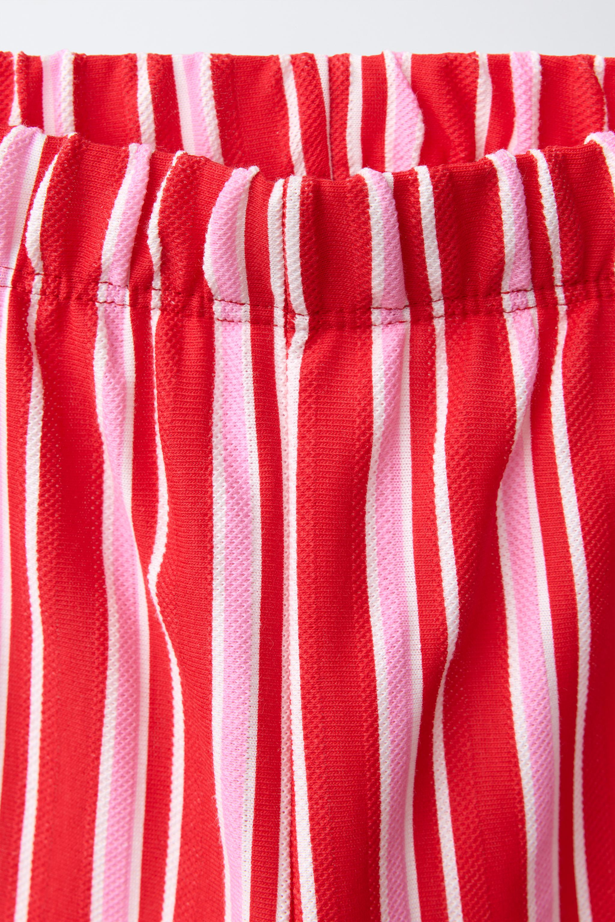 STRIPED PANTS WITH BOWS | Zara US