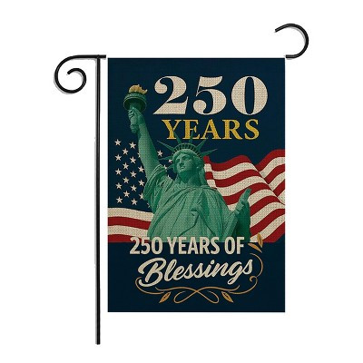 250 Anniversary Garden Flag, 12x18 Single-Side Blessings America USA Garden Flag 250th,1776-2026 Commemorative | Target