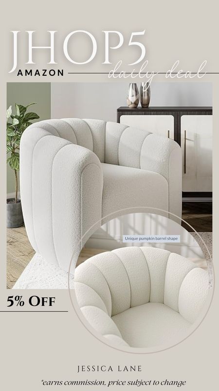 Amazon daily deal, save 5% on this gorgeous barrel accent swivel chair. Swivel chair, accent chair, living room furniture, Amazon home, Amazon deal

#LTKSaleAlert #LTKHome #LTKStyleTip