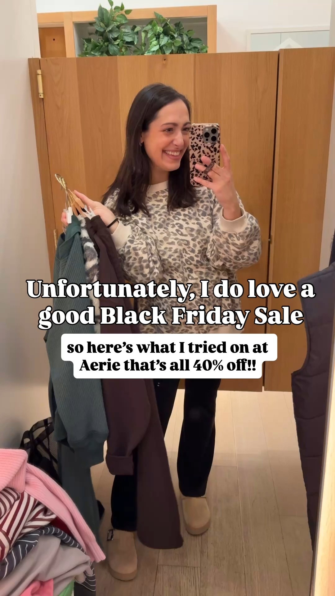 The @aerie Black Friday deal is so good! 40% off of everything 👏👏👏 I tried on so many things in store and each outfit is cuter and cozier than the last! Definitely a sale worth shopping this week!

#aeriereal #blackfriday #blackfridaysale #blackfridaysales #cyberweek #cyberweeksales #casualstyle 

#LTKCyberWeek #LTKSaleAlert #LTKGiftGuide