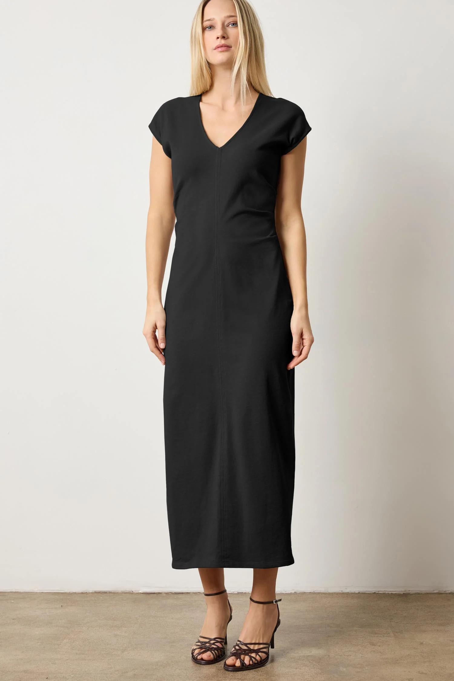 Side Tuck Maxi Dress | Lilla P