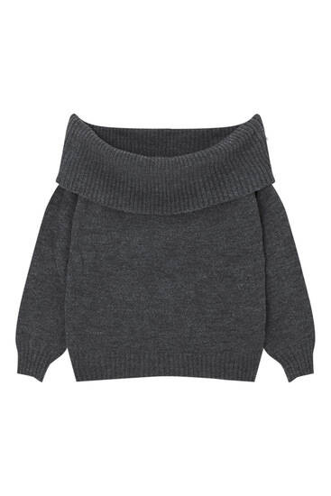 Bardot neckline jumper | PULL and BEAR UK